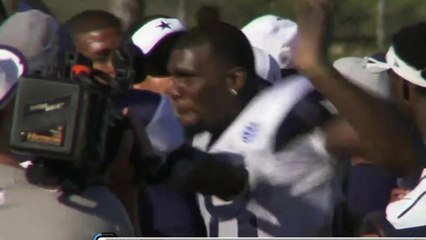 Dez and Patmon involved in an altercation in practice Sunday