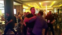 Khabib Numagomedov & Nate & Nick Diaz dispute leads to Chair throwing Melee outside WSOF