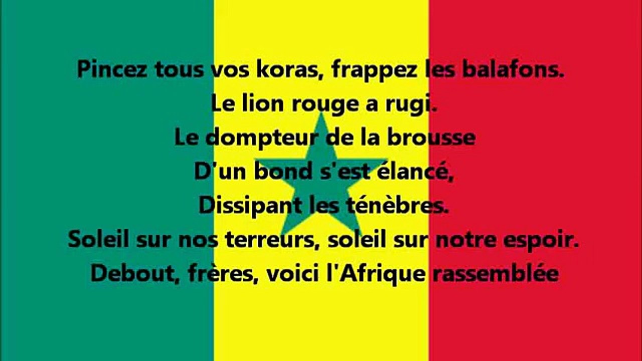 Hymne national du Sénégal
