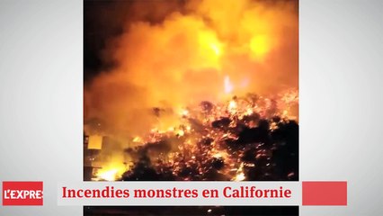 D'énormes incendies ravagent la Californie