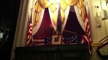 Lincoln's Assassination - The Balcony Area And Chair At Ford's Theater in Washington DC