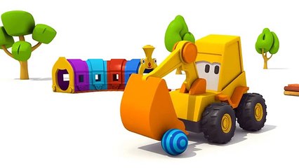 Max der Bagger - Traktor und Anhänger - 3D Cartoon in DEUTSCH