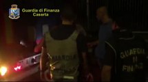 Caserta - Finanzieri sequestrano 14 tonnellate di sigarette in un tir (03.08.15)