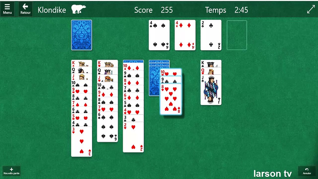Solitaire  sur  windows 10