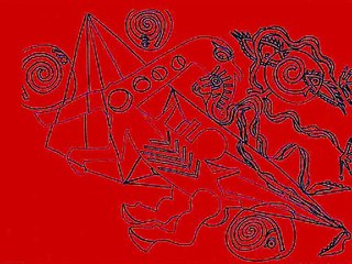 Pablo Picasso pintando y esculpiendo en su taller