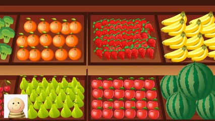 PIOSENKA- Jabłka Arbuzy Czereśnie Pomarańcze- Jedz Zdrowo - Baw się z nami