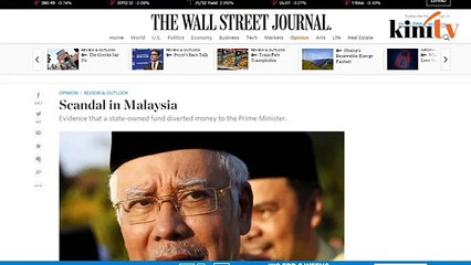 政府惯用人民钱救济   WSJ: 国油恐为1MDB买单