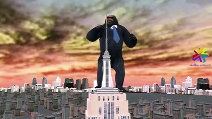 King Kong Cartoons Finger Family Rhymes for Children | King Kong Finger Family Nursery Rhy