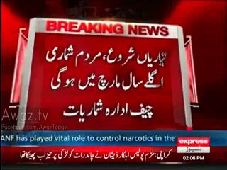 Pakistan to hold population census in March 2016 with Military support