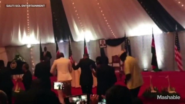 President Obama hits the dance floor during Kenya visit