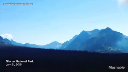 A raging wildfire is threatening the iconic Glacier National Park