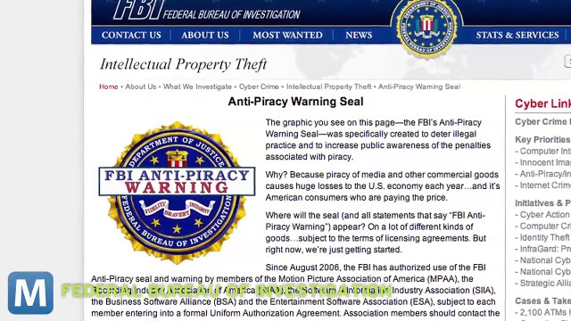 FBI Copyright Protection Seal Becomes Available to Everyone in August
