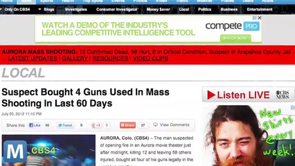 Suspected Theater Gunman James Holmes Bought 6,000 Rounds of Ammo Online