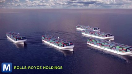 Rolls-Royce Pushing Designs for Unmanned Shipping Fleet