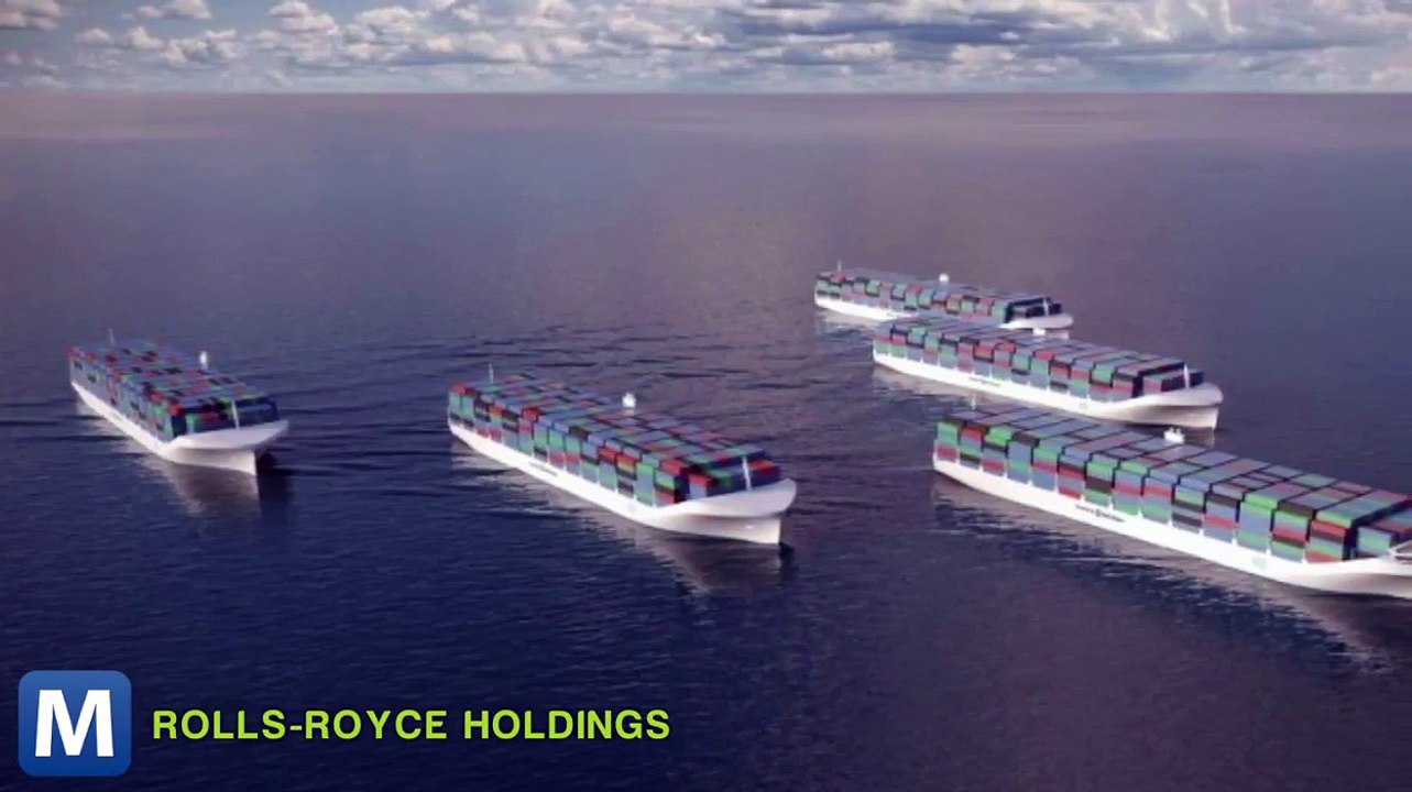Rolls-Royce Pushing Designs for Unmanned Shipping Fleet