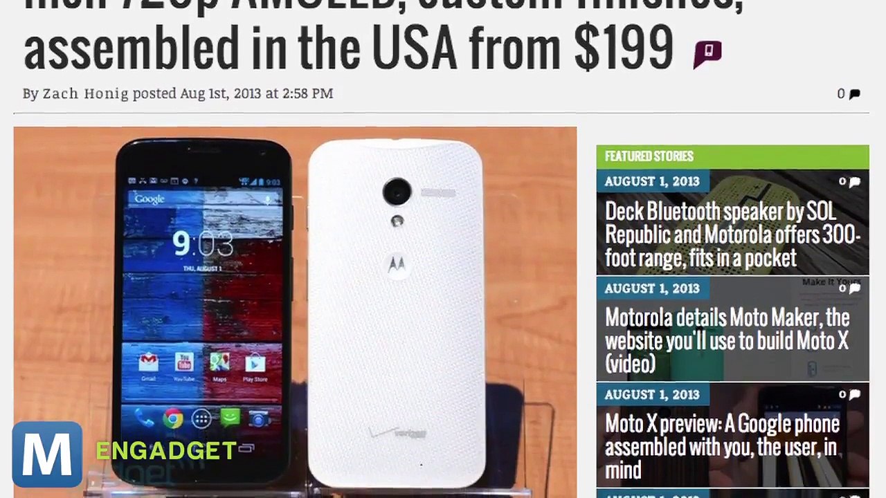 The Moto X and Other News you Need to Know
