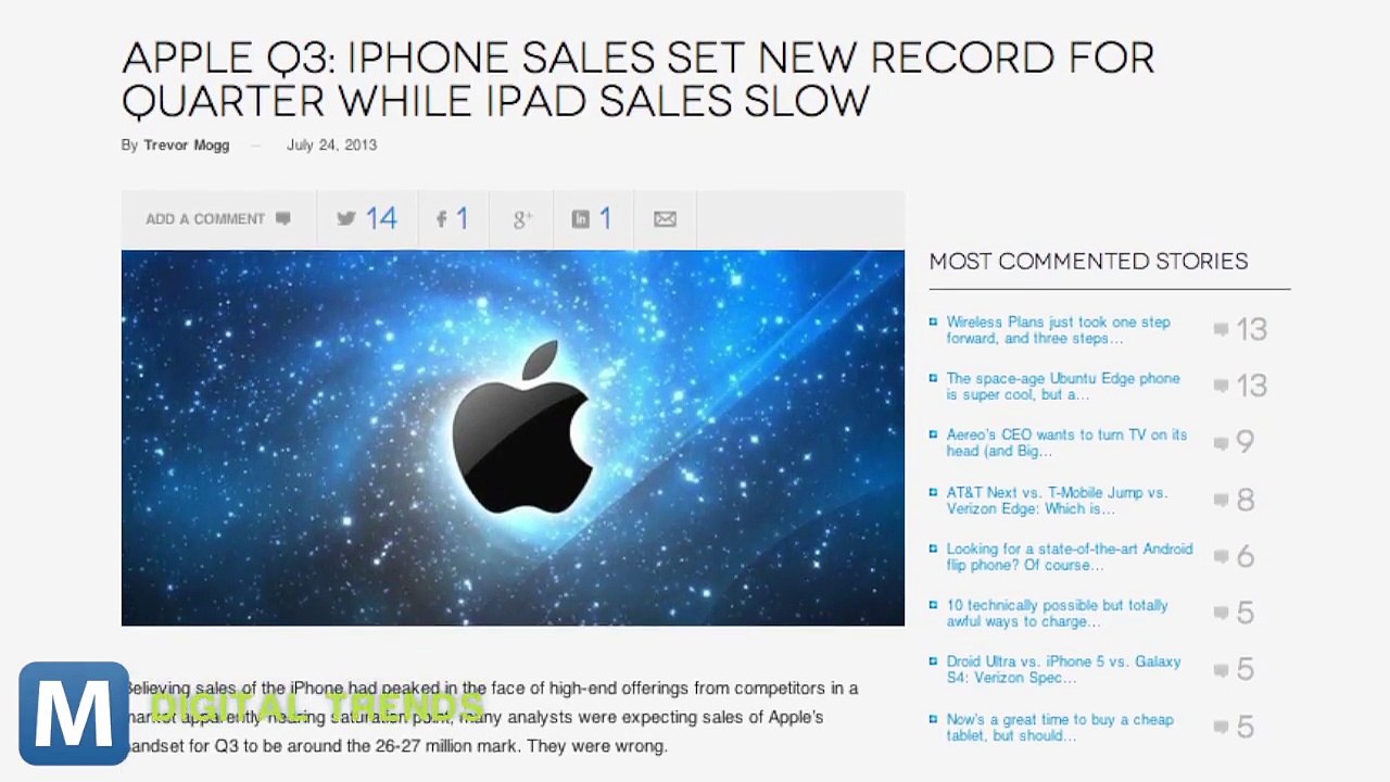 Apple’s Quarterly Earnings and Other News you Need to Know