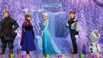Frozen Finger Family Disney Anna Cartoon Elsa Kids Princess Let it Go Nursery Rhyme Song