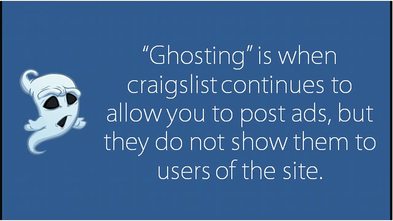 What Is Craigslist Ad Ghosting  [HD] - Internet Marketing For Beginners