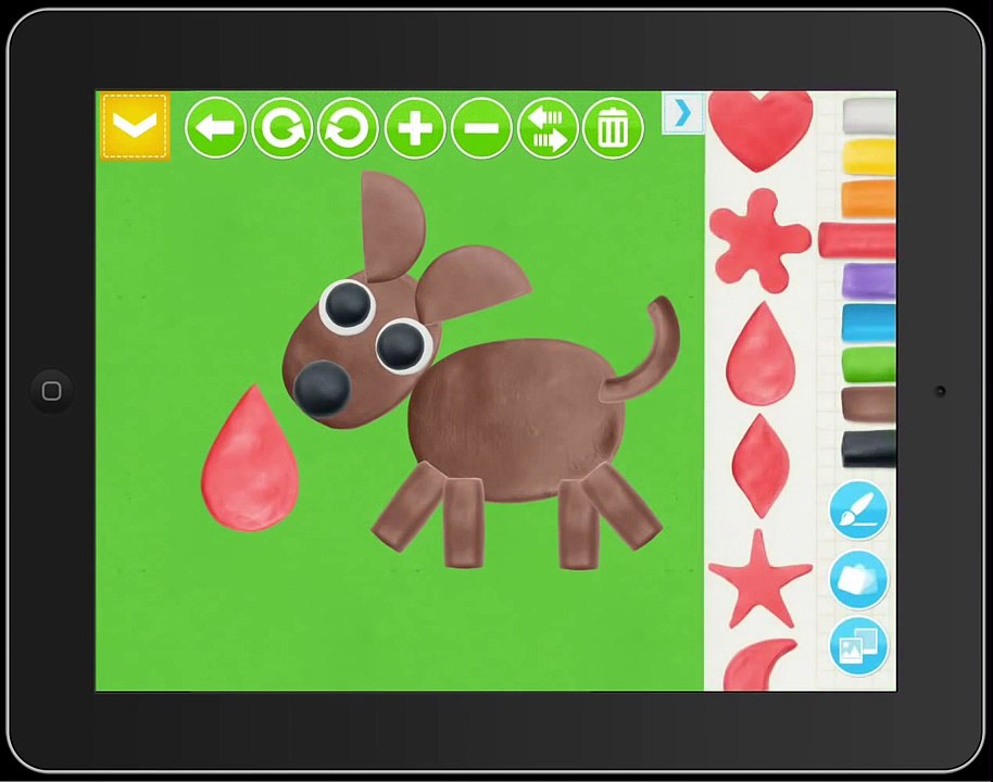 "Imagination Box - colors, shapes, numbers and letters" - play dough fun on your iPad