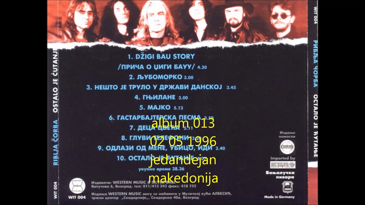 Riblja corba-5 majko jd