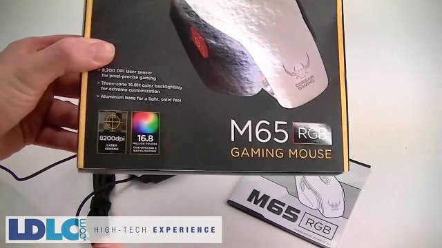 [Cowcot TV] Présentation souris Corsair M65 White RGB