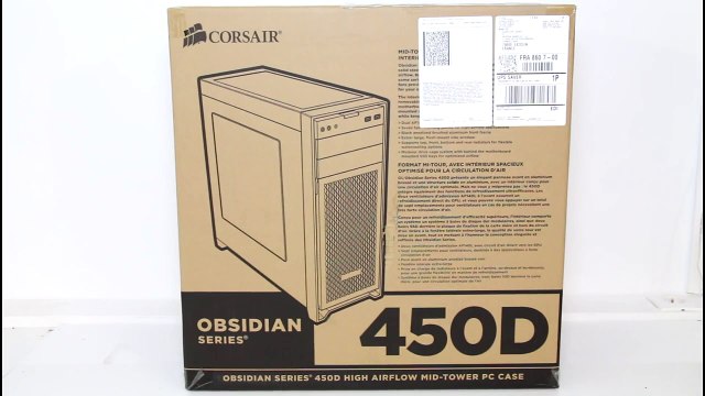 [Cowcot TV] Présentation Boitier Corsair Obsidian 450D