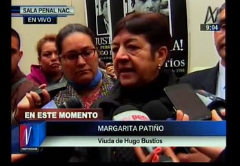 Viuda de Hugo Bustíos dice que Daniel Urresti quiere politizar juicio