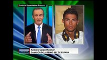 Vea cómo reaccionó Cristiano Ronaldo durante una entrevista