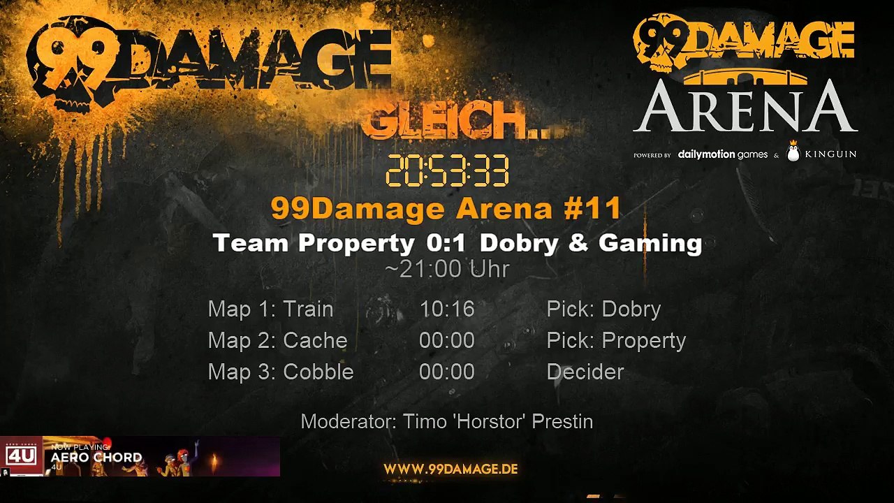 99DAMAGE Arena #11 mit Horstor - German Stream (REPLAY) (2015-08-03 20:53:43 - 2015-08-03 20:54:16)