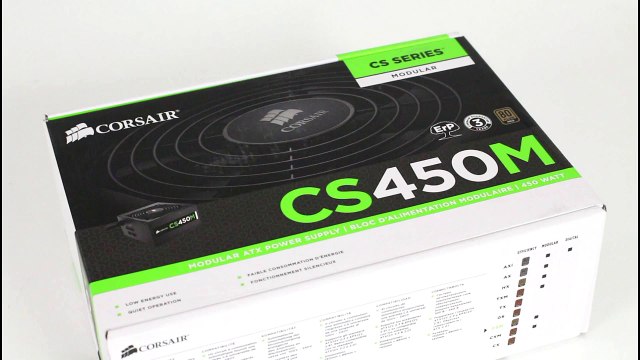 [Cowcot TV] Présentation alimentation Corsair CS450M 80 Plus Gold