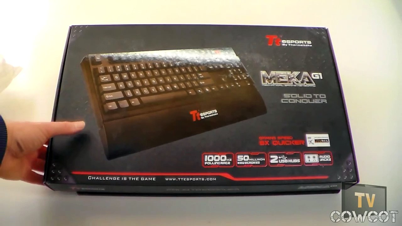 [Cowcot TV] Présentation clavier Tt eSports Meka G1