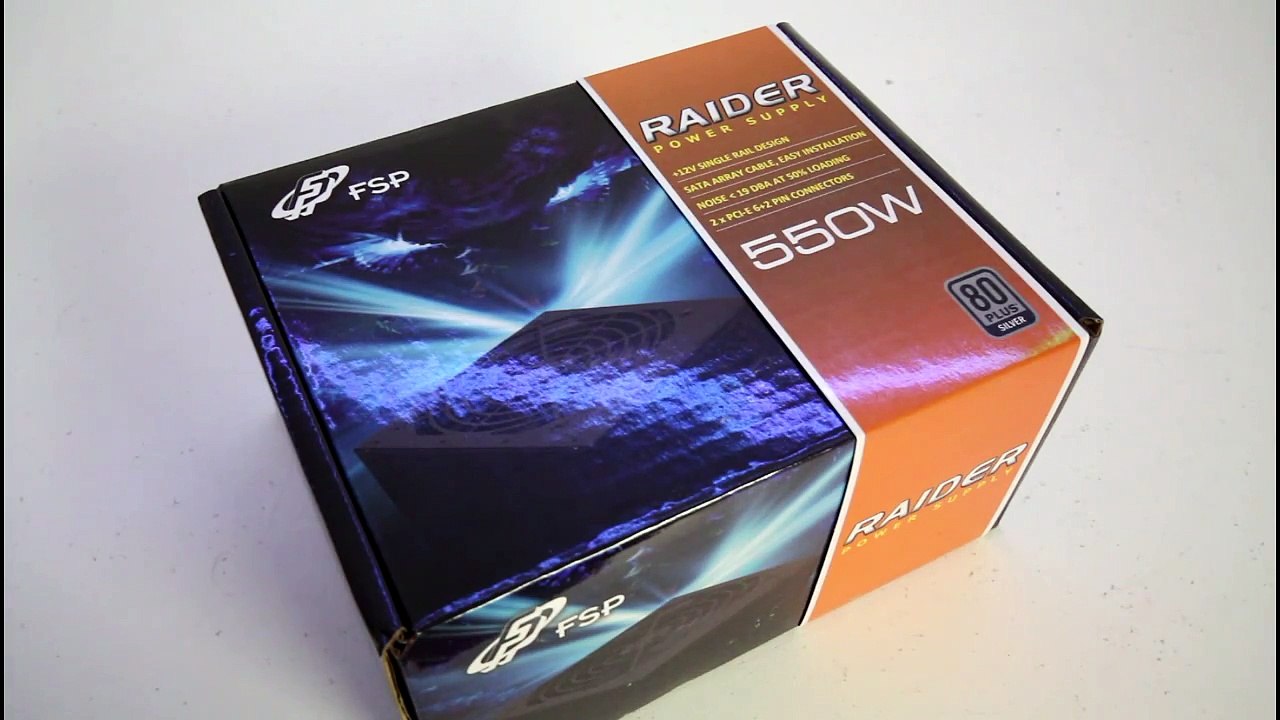 [Cowcot TV] Présentation alimentation FSP Raider 550