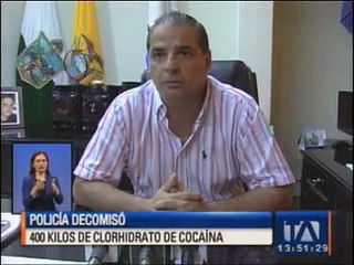 Policía decomisó 400 kilos de estupefaicente