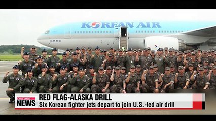 Six Korean fighter jets depart to join U.S.-led air drill