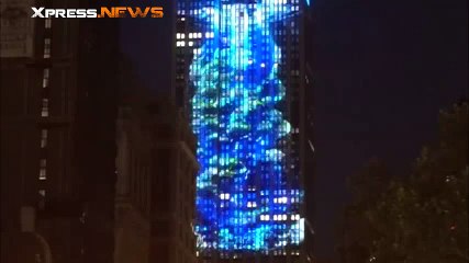 Des images d'animaux en danger sur l'Empire State Building