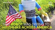 Hitchhiking Robot Destroyed & Dismembered In Philadelphia.