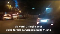 Aversa (CE) - Via Verdi al buio, allarme sicurezza (30.07.15)