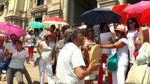 Roma - Protesta dirigenti scolastici campani vincitori di concorso -live- (22.07.15)