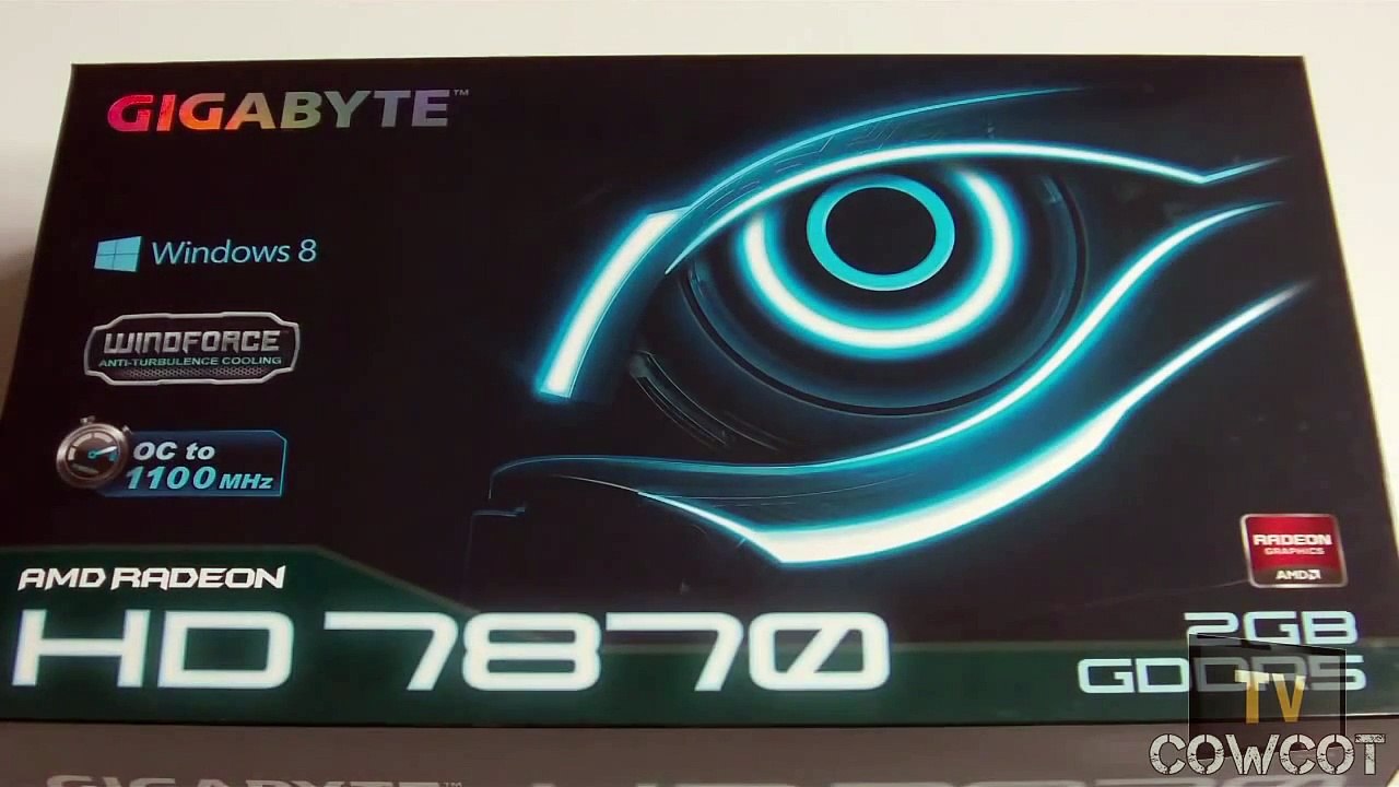 [Cowcot TV] Présentation carte graphique Gigabyte HD 7870 Windforce OC