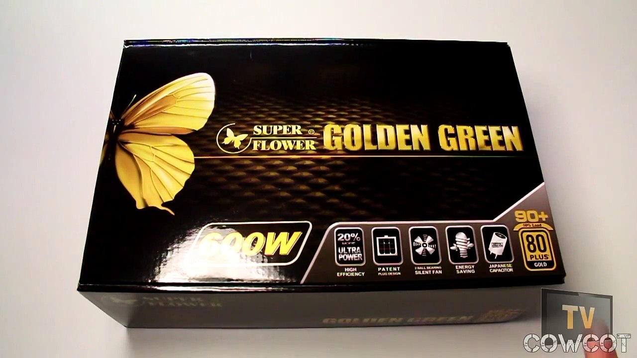[Cowcot TV] Présentation alimentation Super Flower Golden Green 600 watts