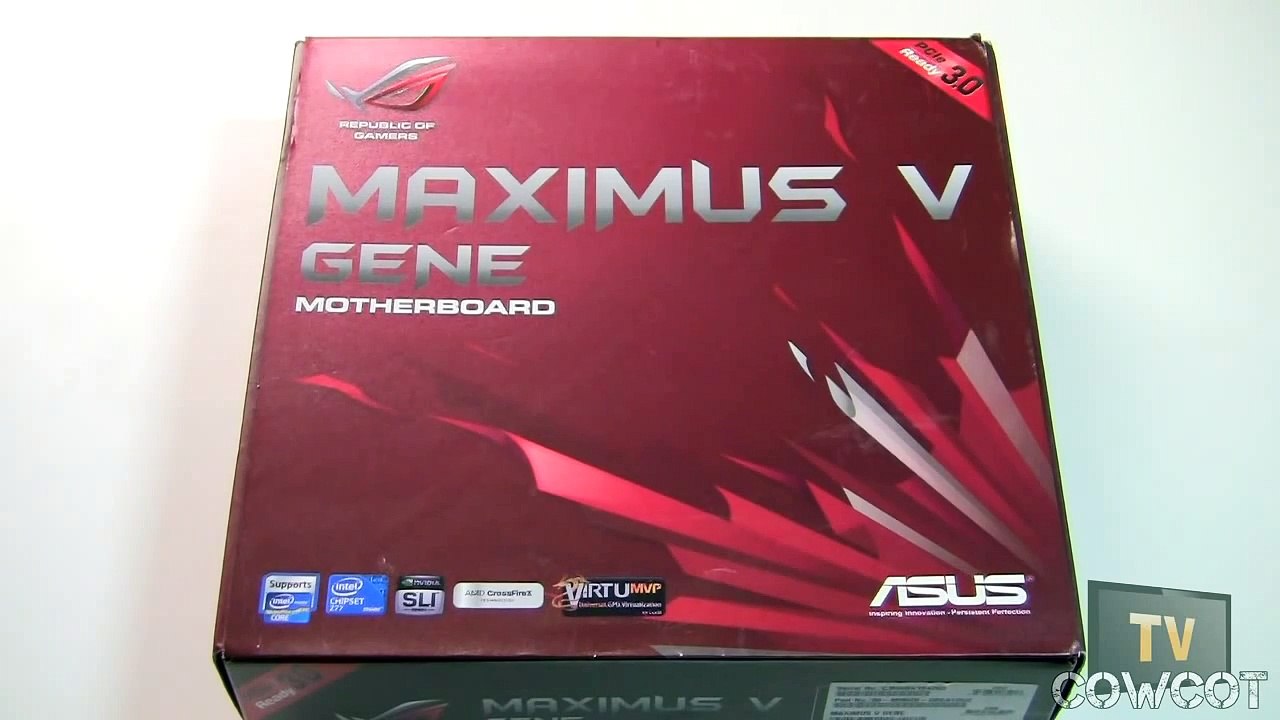 [Cowcot TV] Présentation CM Asus Maximus V Gene