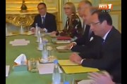 Prix UNESCO: le president Français Hollande recevra la prix FHB pour son engagement au Mali