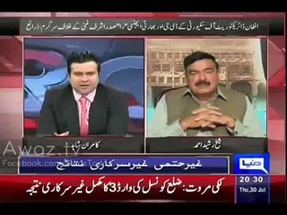Sheikh Rasheed Bash-es _$$ Qaim Ali Shah Over Flood In Sind