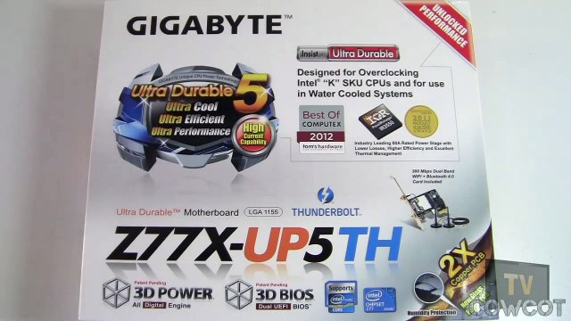 [Cowcot TV] Présentation carte mère Gigabyte Z77X-UP5 TH