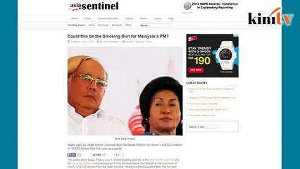 指WSJ透过马哈迪挖料   港媒: 更多内幕未曝光