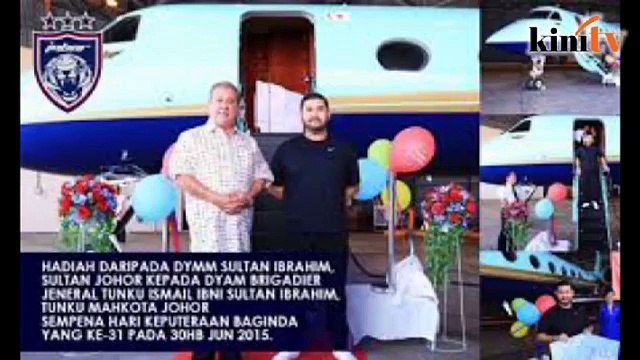 TMJ dapat hadiah kapal terbang sempena hari jadi