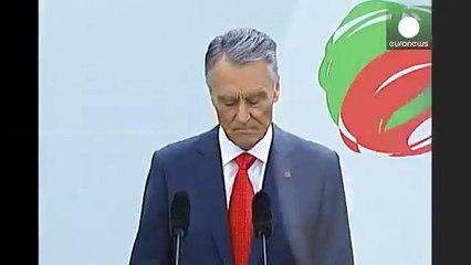 Portuguese president collapses during speech to military