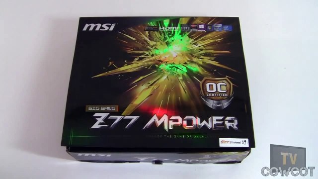[Cowcot TV] Présentation Carte Mère MSI Big Bang Z77 M Power