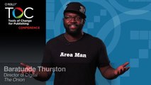 Baratunde Thurston talks about leveraging social media and The Onion